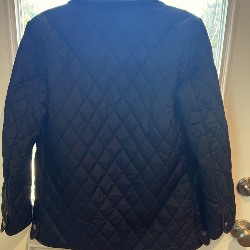 Coach quilted leather trim jacket - Picture 4 of 10